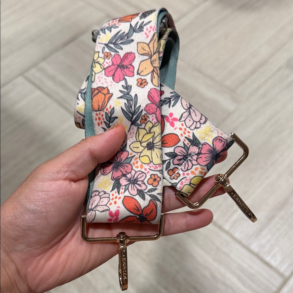 Kenzie Floral Multicolor Adjustable Bag Strap